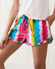 Daily Disco - Ruffle Shorts - Rainbow - Printfresh