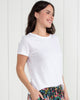 Saturday Tee - Knit T-Shirt 3-Pack - Cloud/Black/Teak - Printfresh