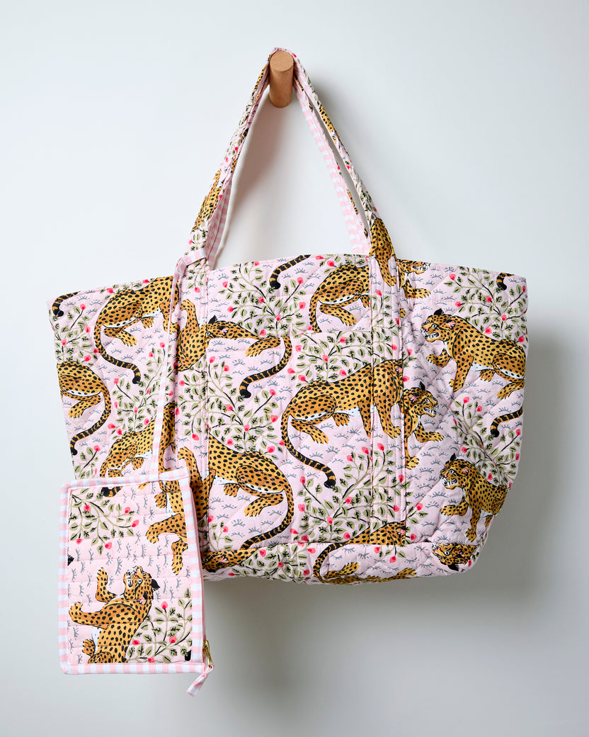 Bagheera - Weekend Bag with Pouch - Blush