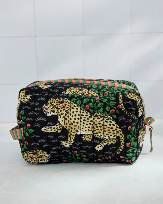 Bagheera - Quilted Pouch - Ink