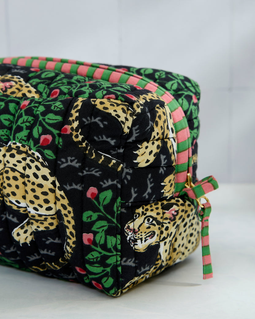 Bagheera - Quilted Pouch - Ink