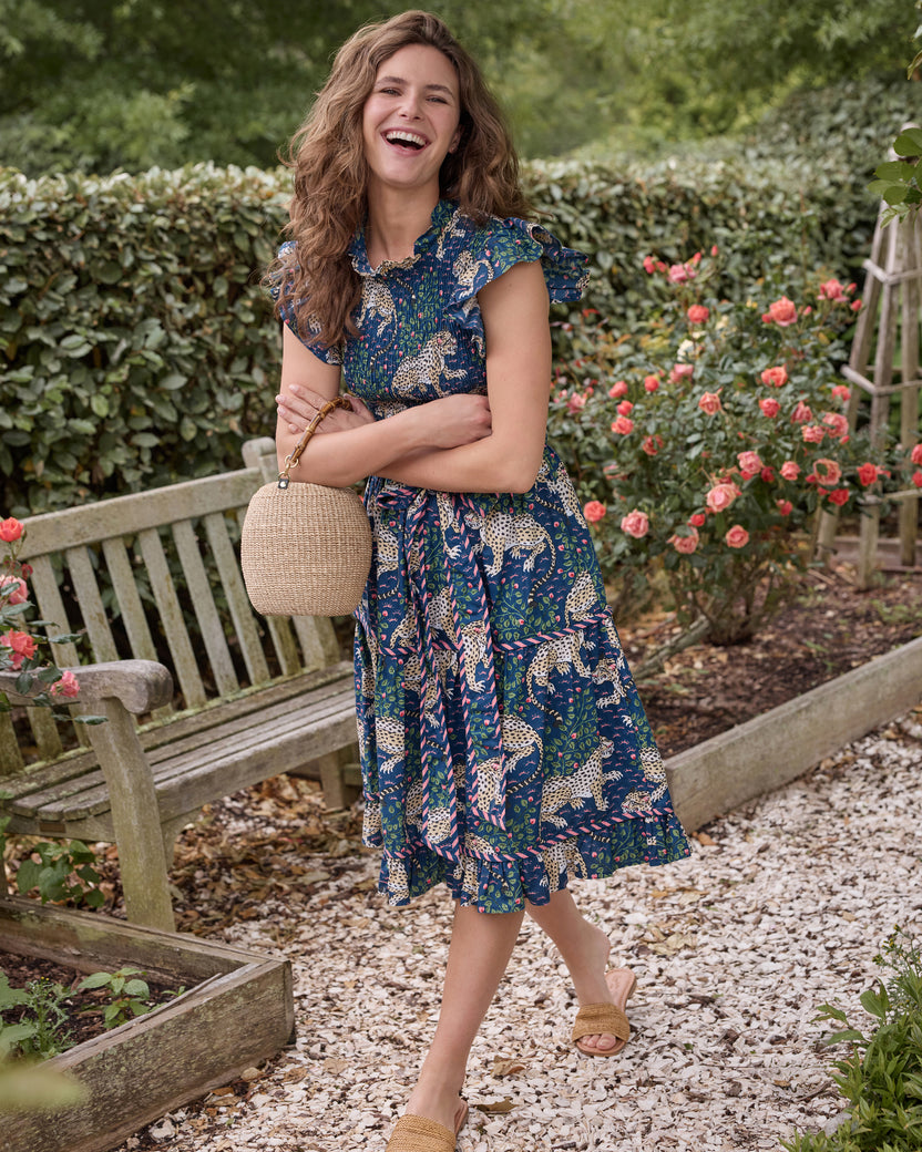 Bagheera - Let's Ruffle Dress - Navy