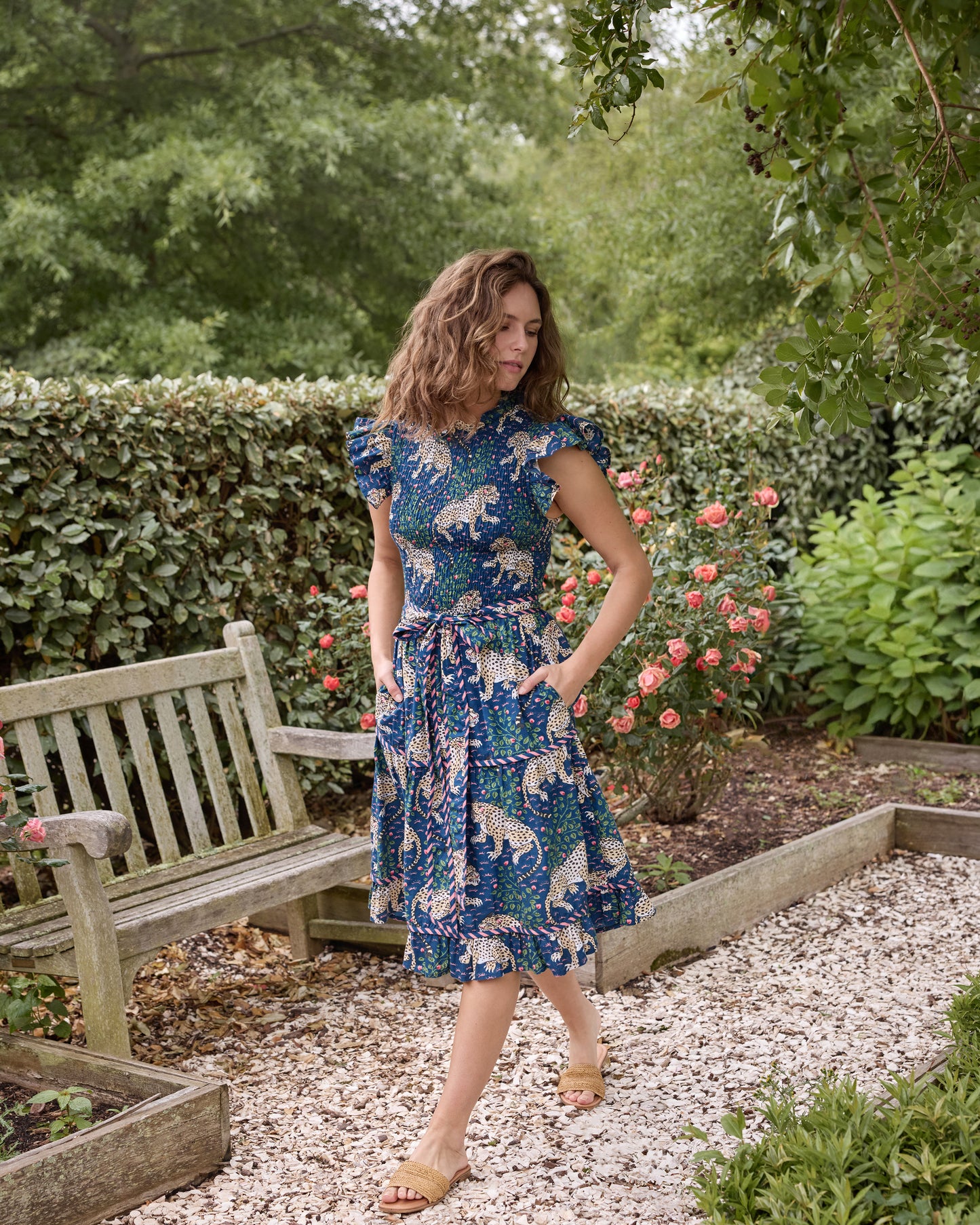 Bagheera - Let's Ruffle Dress - Navy