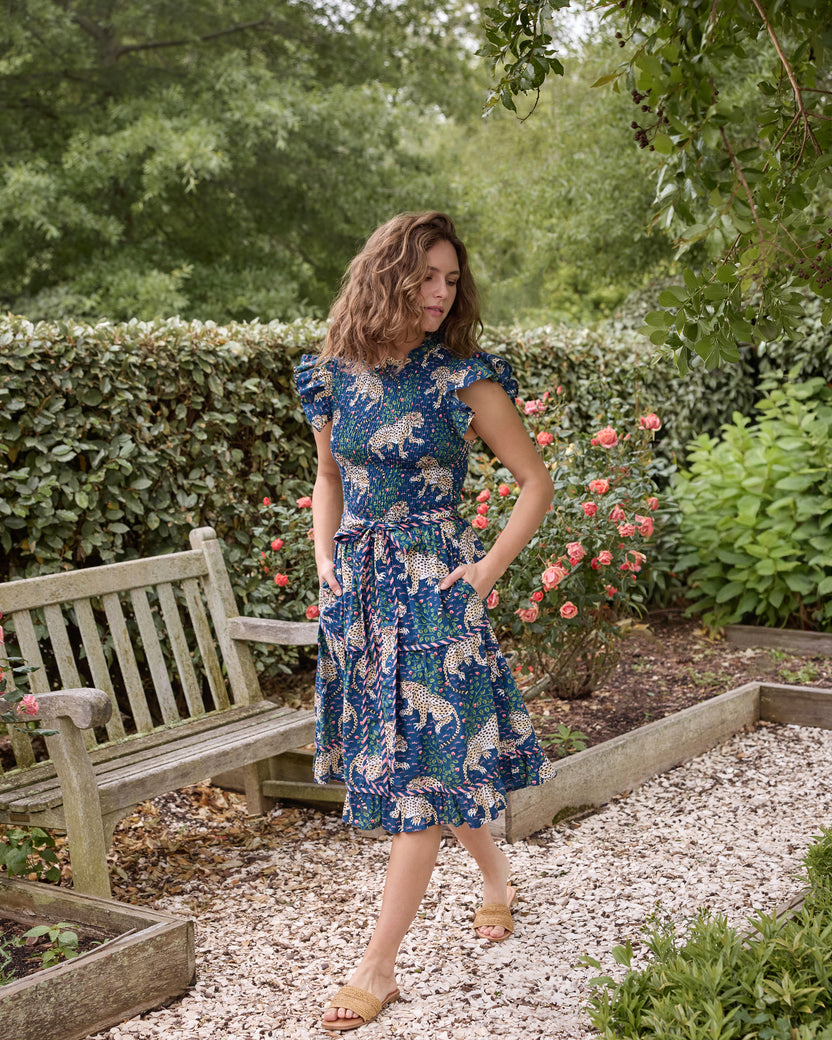 Bagheera - Let's Ruffle Dress - Navy