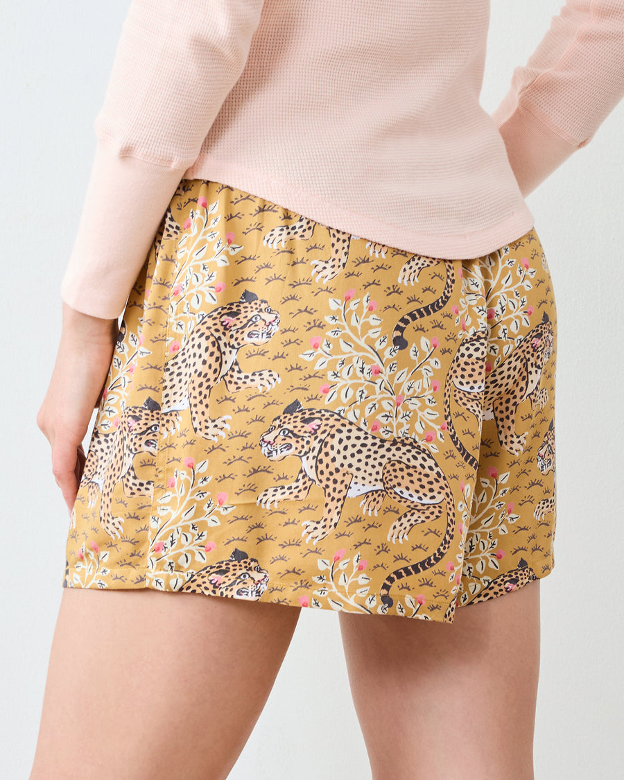Bagheera - Eco Satin Boyfriend Boxer - Tobacco