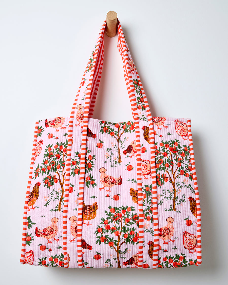 Hen House - The Traveler Tote - Ballet Pink