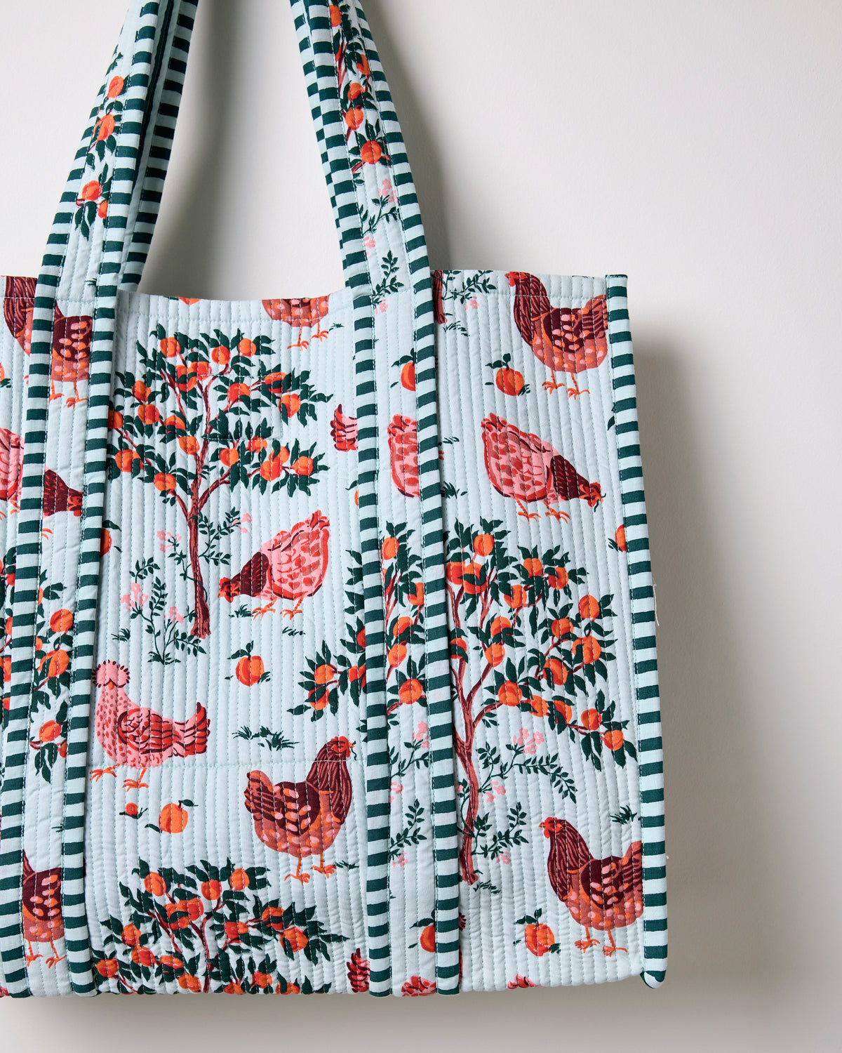 Hen House - The Traveler Tote - Soft Blue