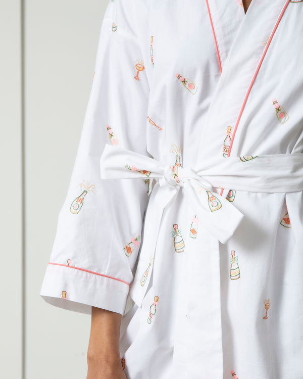 Bubbly Brunch - Getting Ready Robe - Cloud - Printfresh