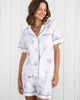 Embroidered Shells - Short Sleep Set - Sand - Printfresh