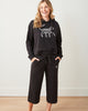 Down Time - Cropped Sweatpants - Black - Printfresh