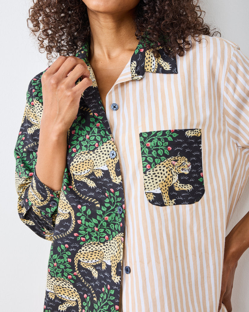 Bagheera - Everyday Button Down - Ink - Printfresh