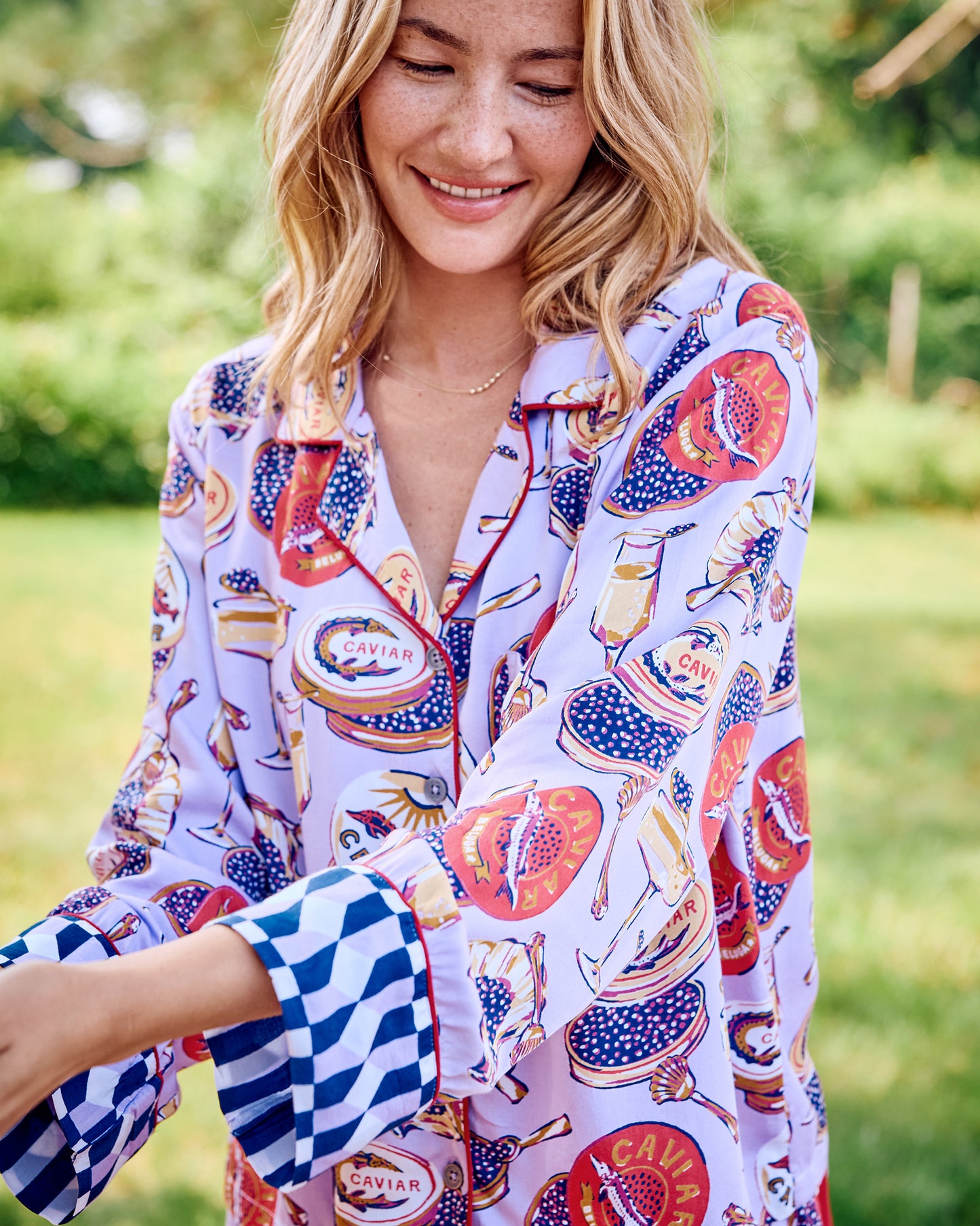 Champagne & Caviar - Eco Satin Rittenhouse Set - Lavender Spritz - Printfresh