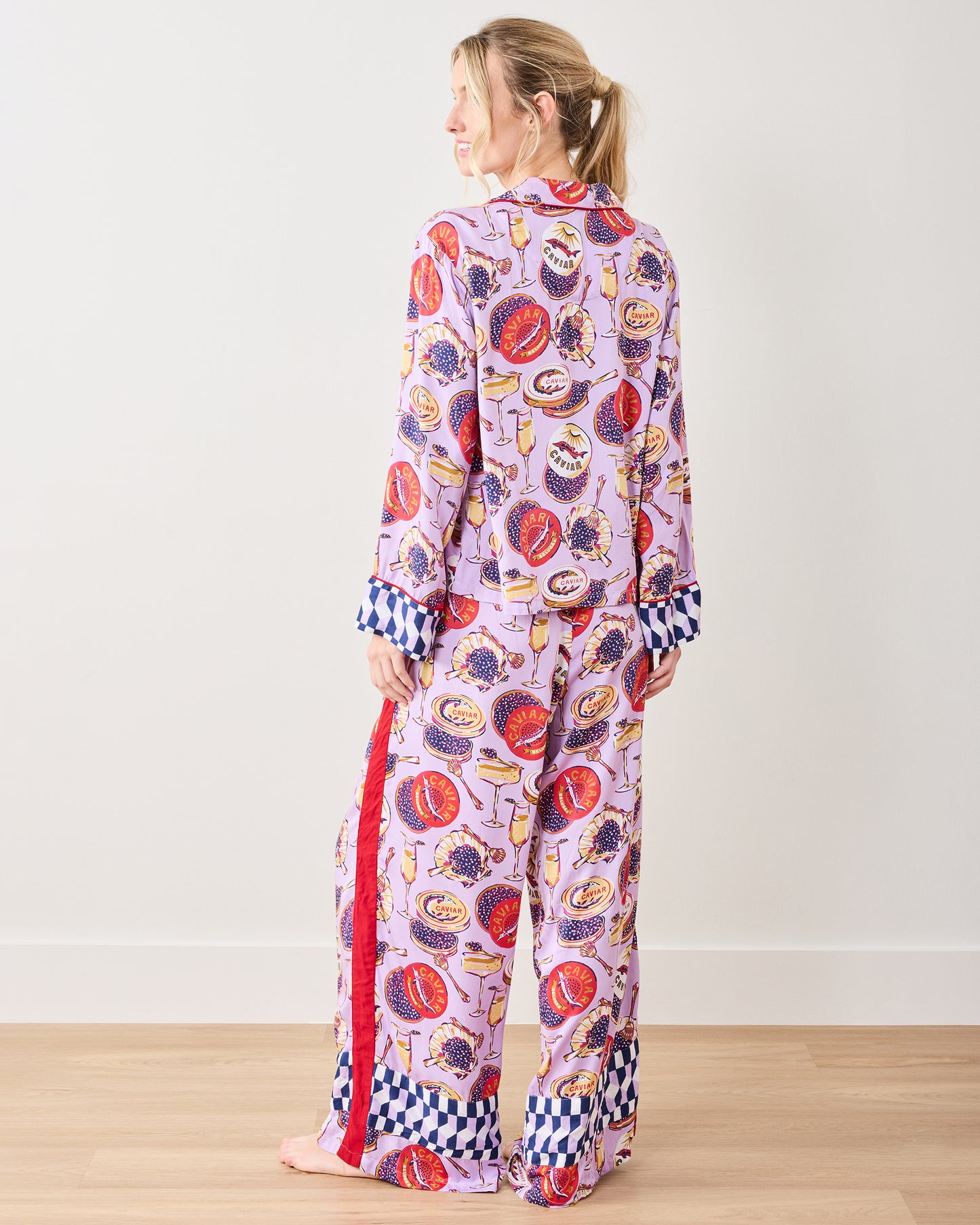 Champagne & Caviar - Eco Satin Rittenhouse Set - Lavender Spritz - Printfresh