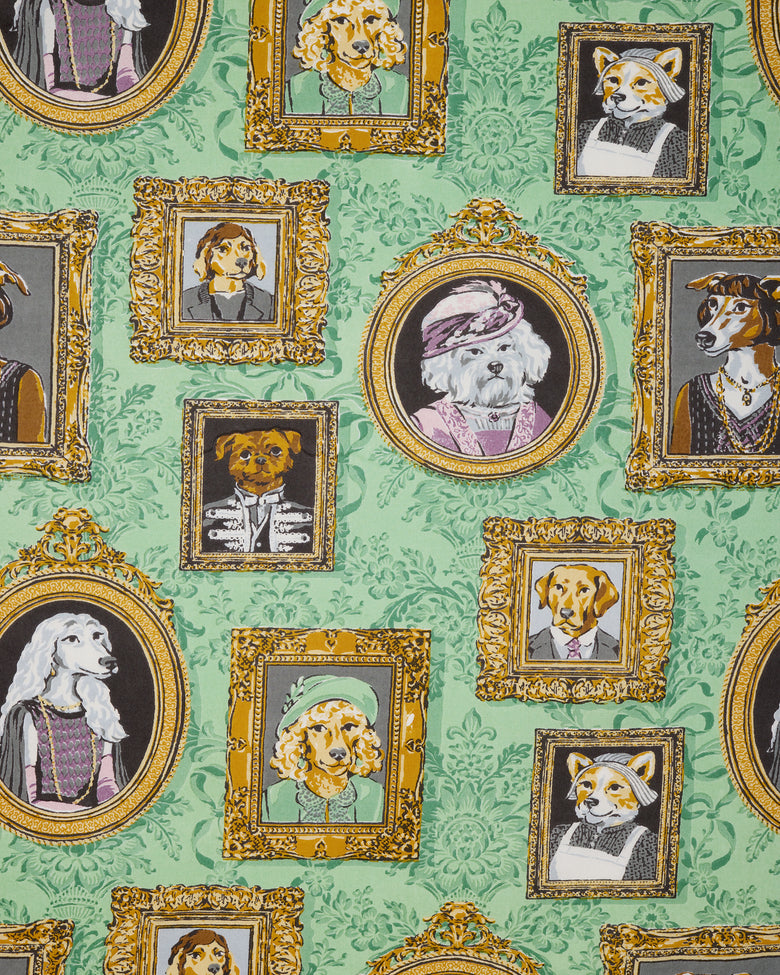 PF + Downton Abbey: The Grande Finale | Dogton Abbey - Go To Tote - Green - Printfresh