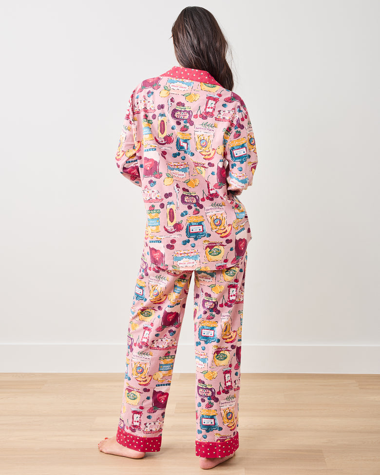 Sweet Jams - Lightweight Flannel Long PJ Set - Berry Bliss - Printfresh