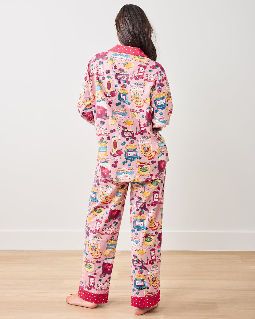 Sweet Jams - Lightweight Flannel Long PJ Set - Berry Bliss - Printfresh