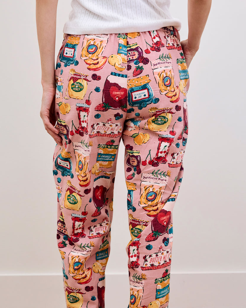 Sweet Jams - Lightweight Flannel PJ Pants - Berry Bliss - Printfresh
