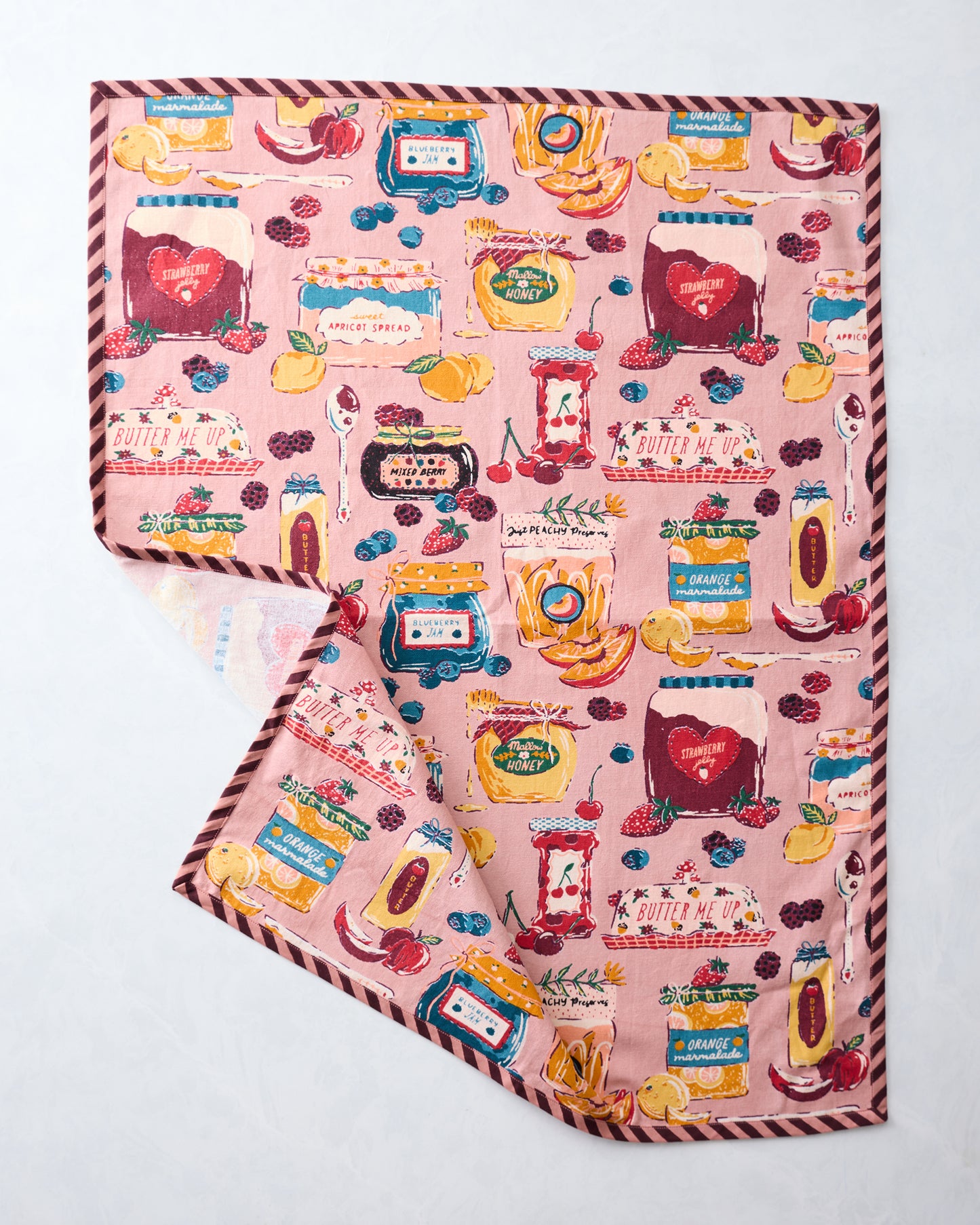 Sweet Jams - Tea Towels Set Of 2 - Berry Bliss - Printfresh