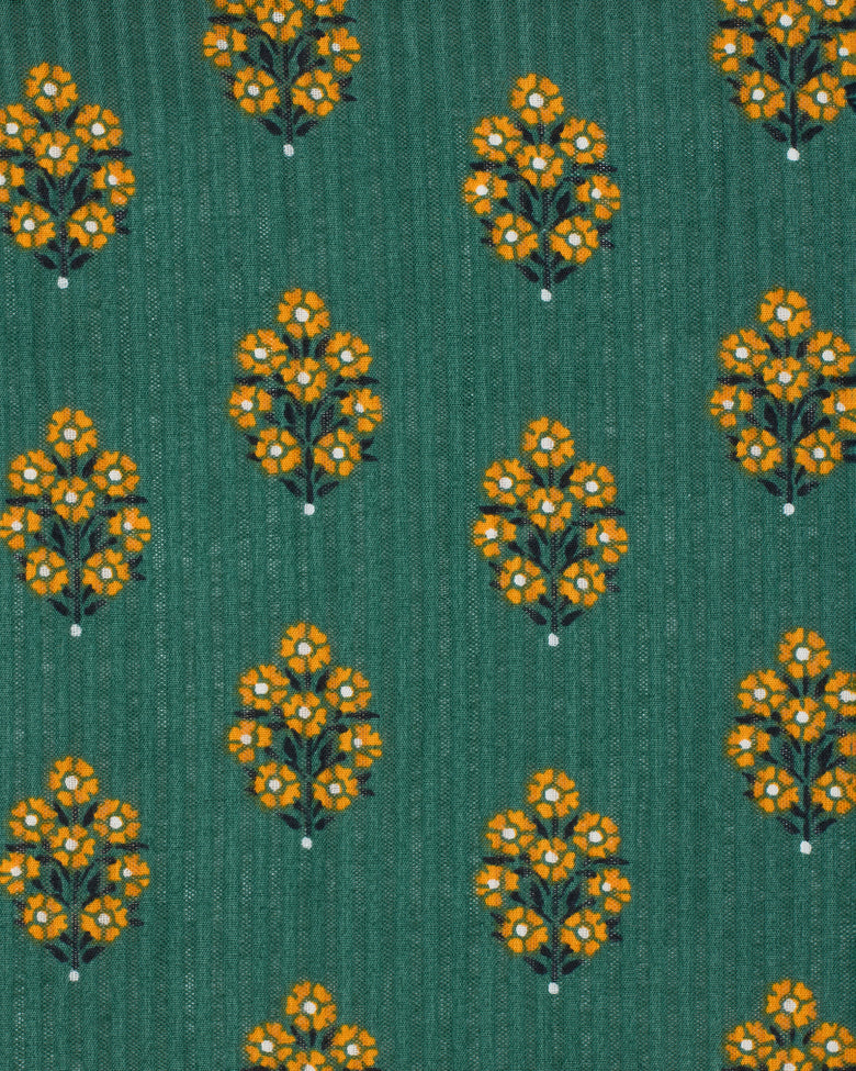 Texas Bouquet - Myrtle Blouse - Desert Moss - Printfresh