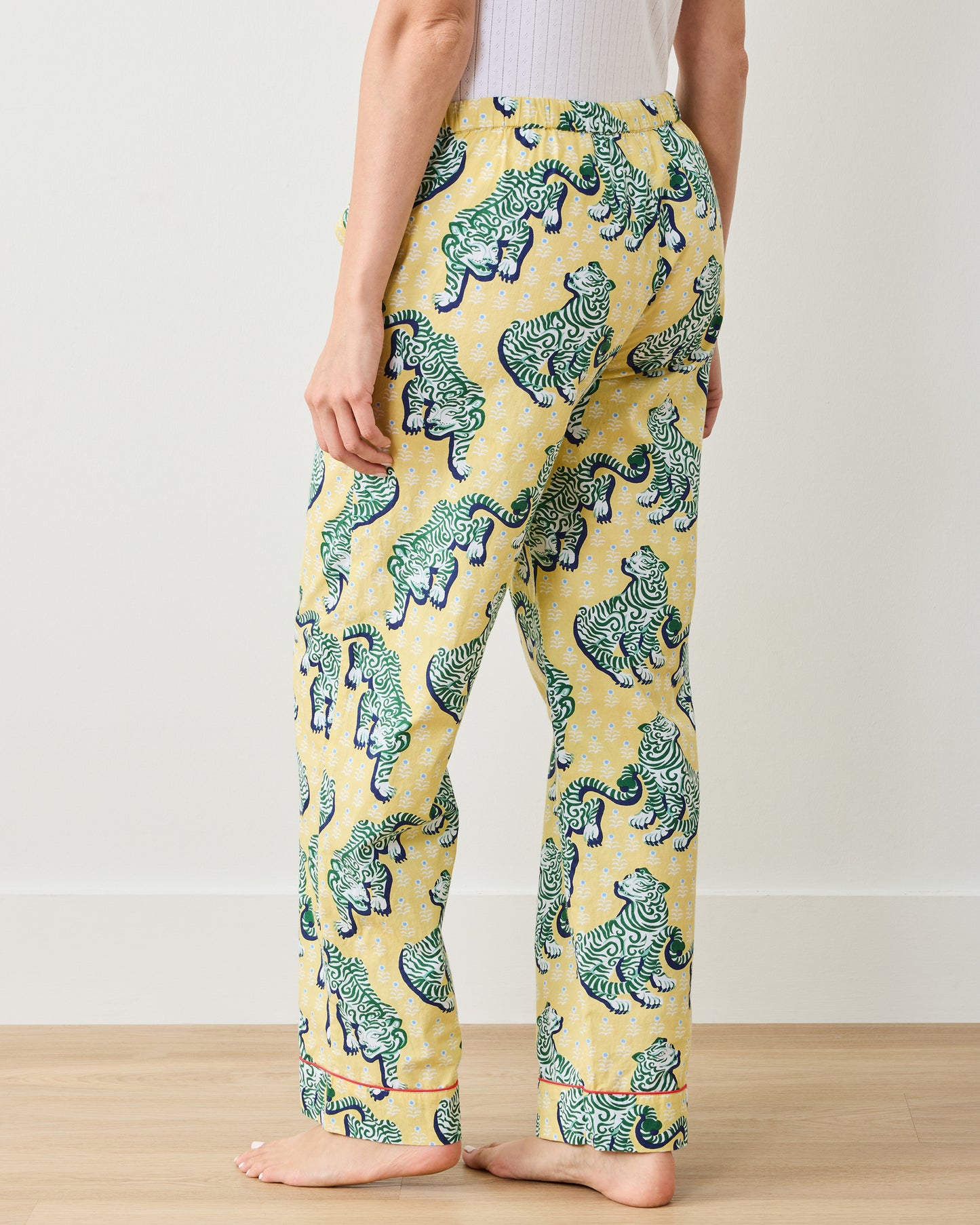 Tiger Queen - PJ Pants - Citrine - Printfresh