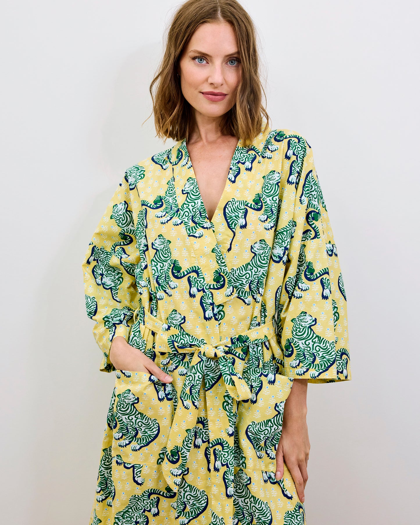 Tiger Queen - Robe - Citrine - Printfresh