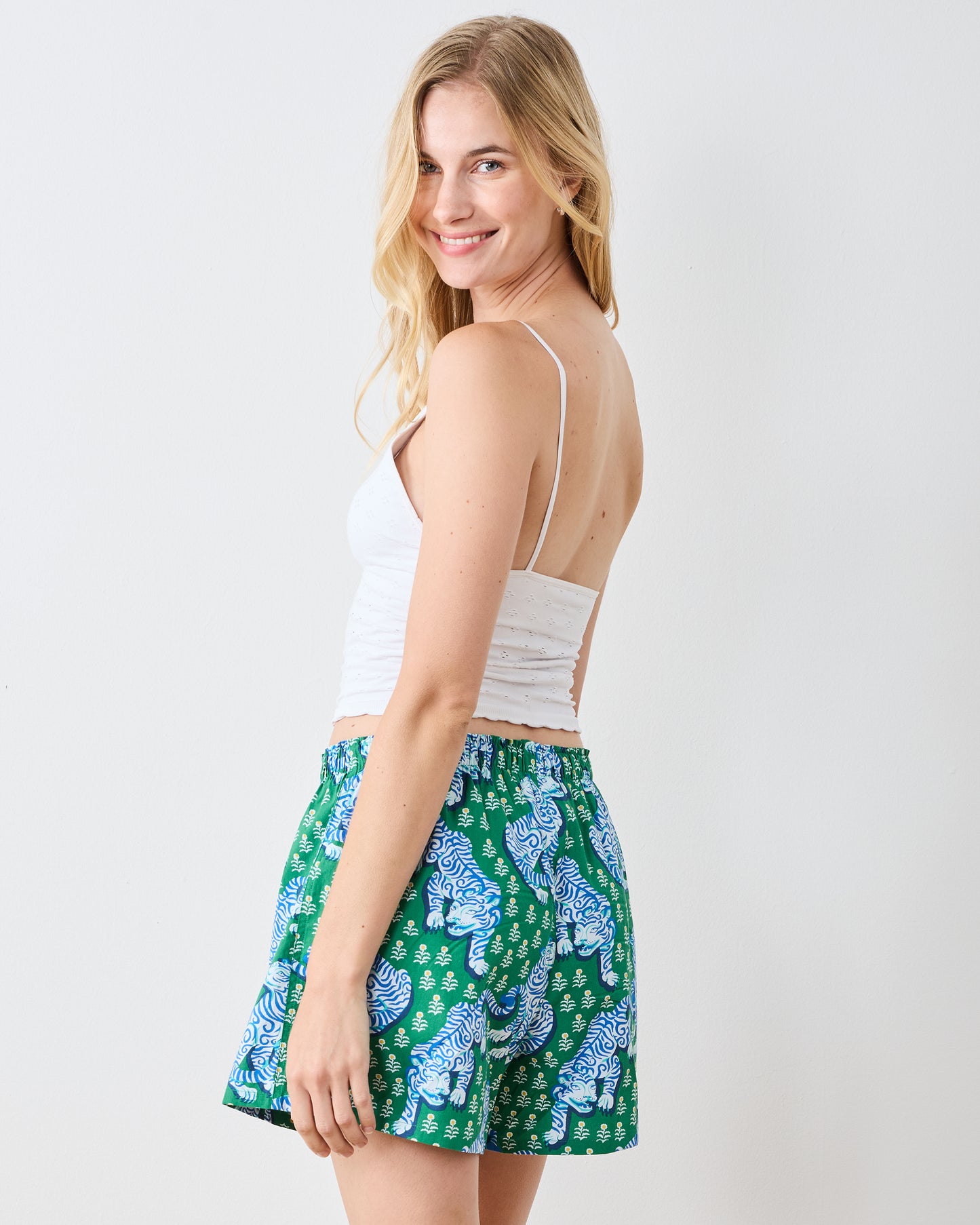 Tiger Queen - Boyfriend Boxer - Jade - Printfresh