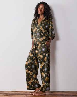 Bagheera Kaleidoscope - Eco Satin Wildest Dreams Set - Olive