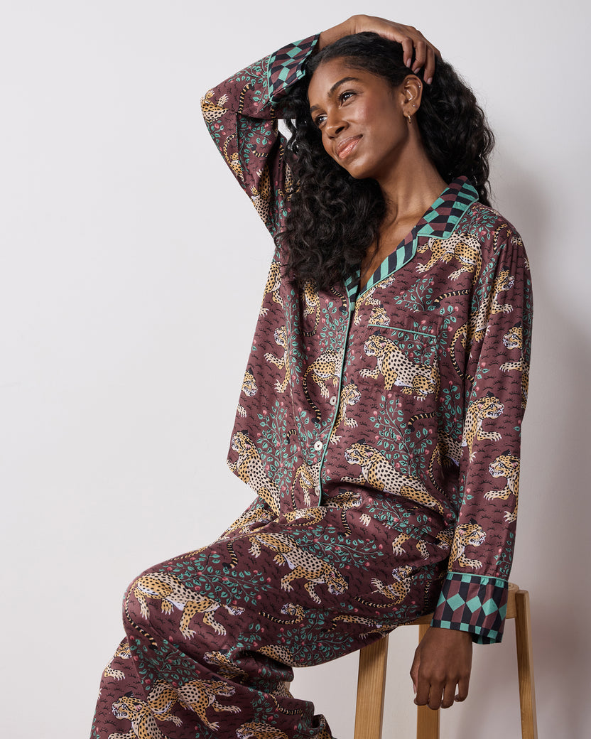 Bagheera - Eco Satin Soho Set - Raisin