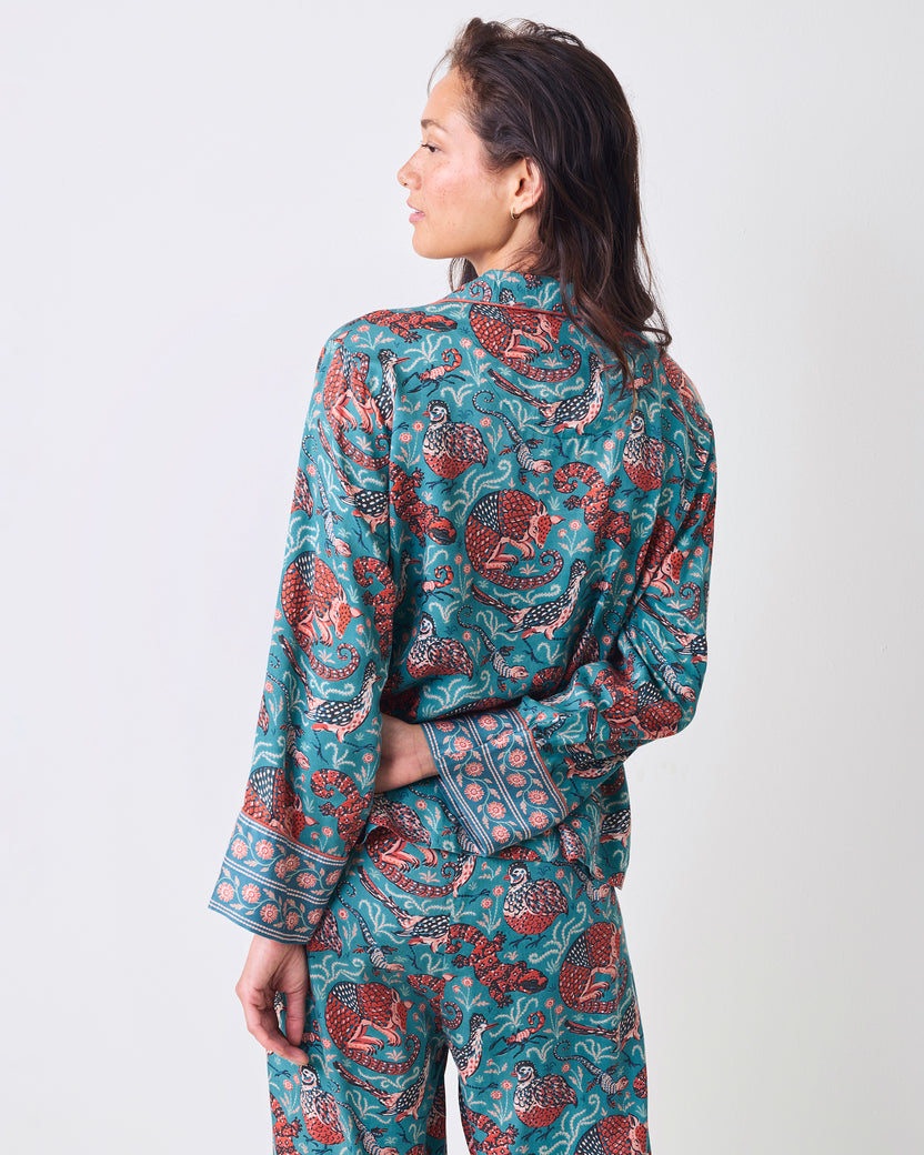 Canyon Critters - Petite Eco Satin Soho Set - Teal