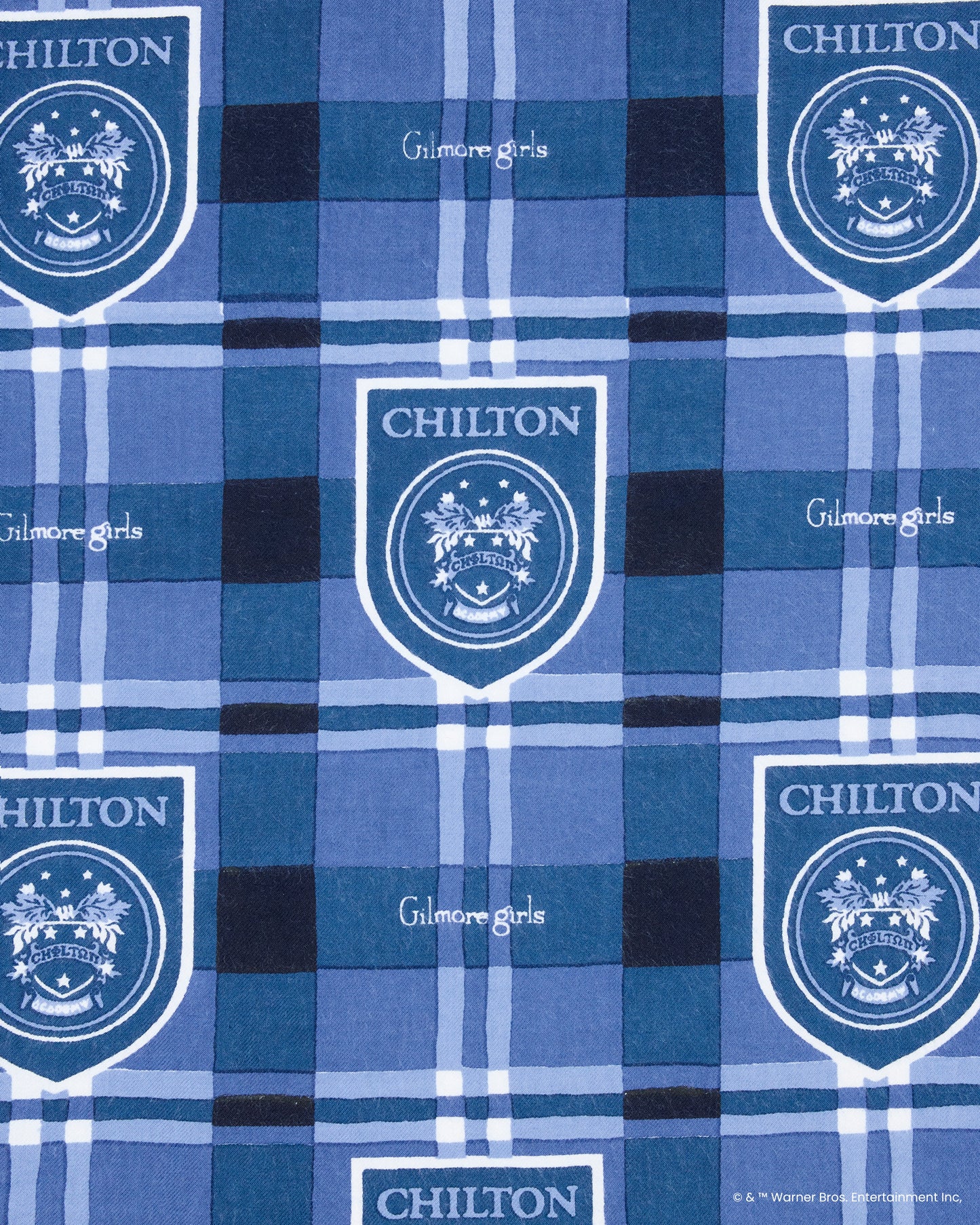 Chilton Plaid - Lightweight Flannel Long PJ Set - Rory Blue
