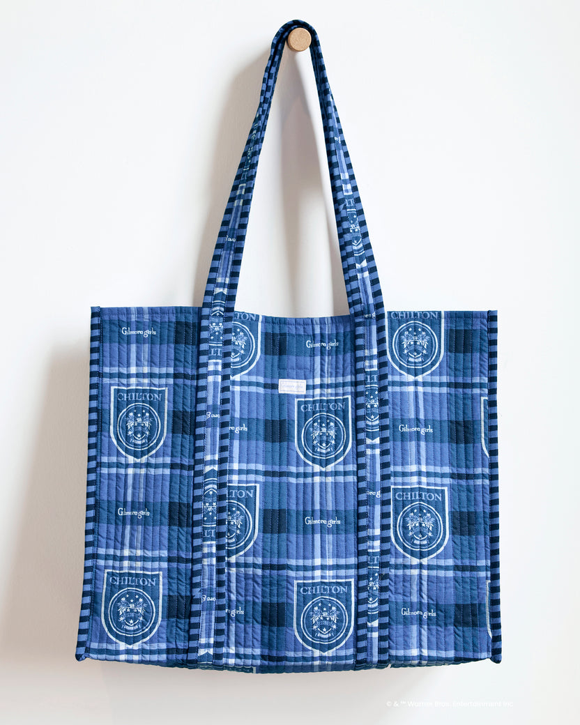 Chilton Plaid - The Traveler Tote - Rory Blue