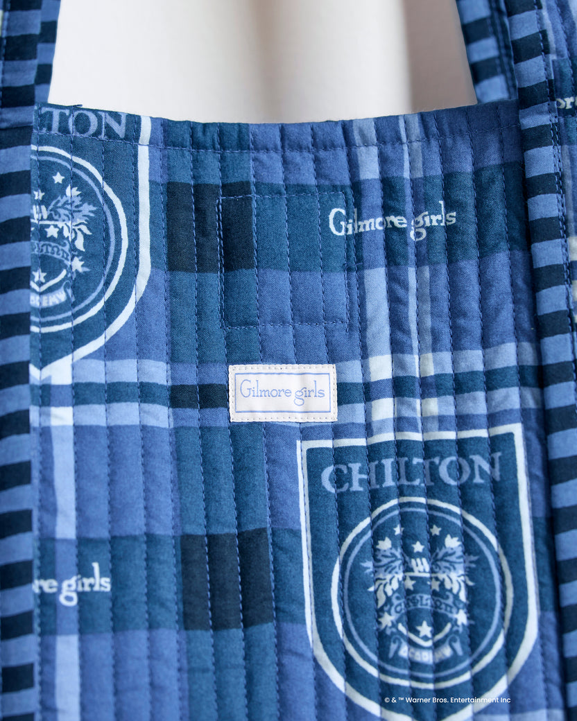 Chilton Plaid - The Traveler Tote - Rory Blue