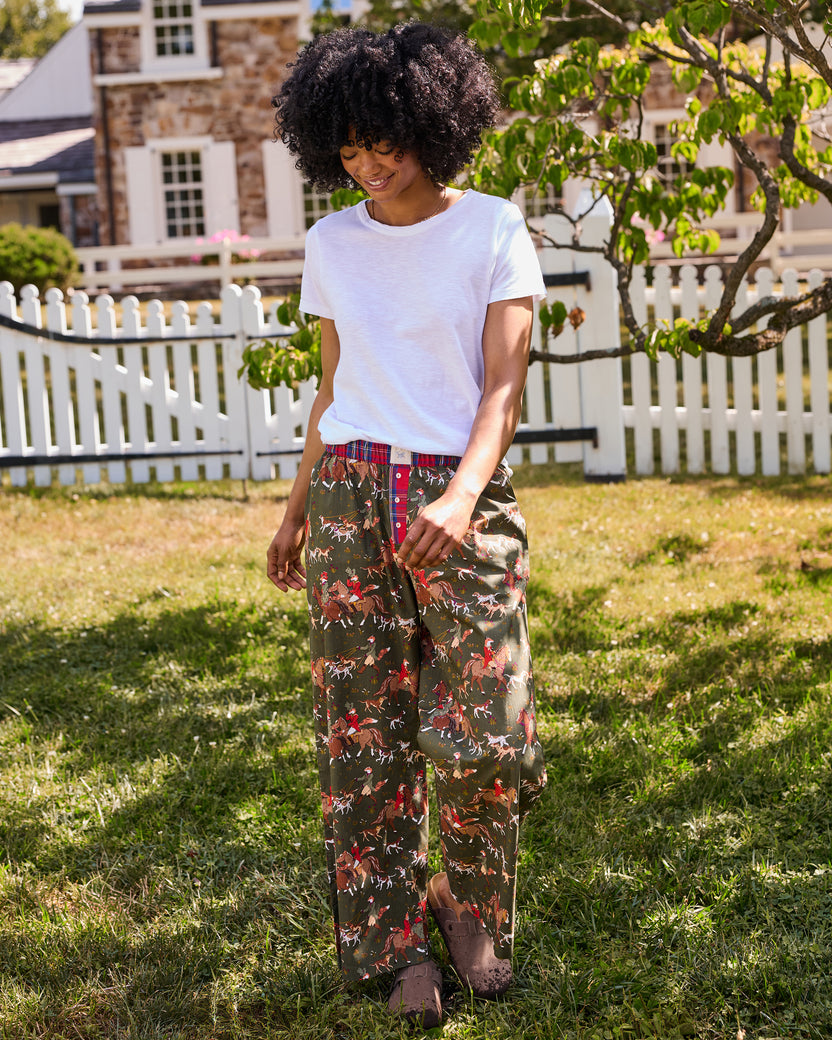 Fox & Hounds - Tall Nola PJ Pants - Pine Grove