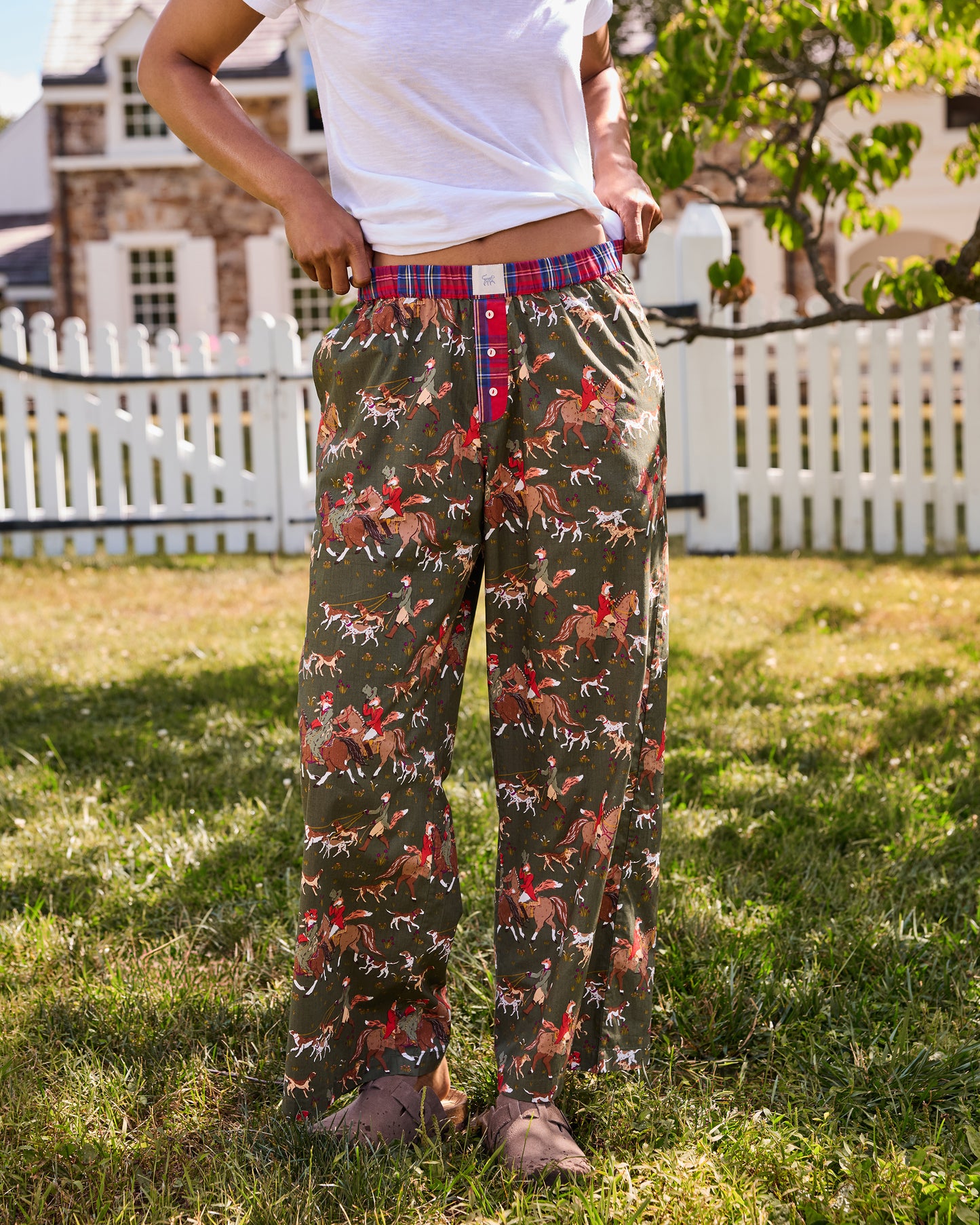 Fox & Hounds - Nola PJ Pants - Pine Grove