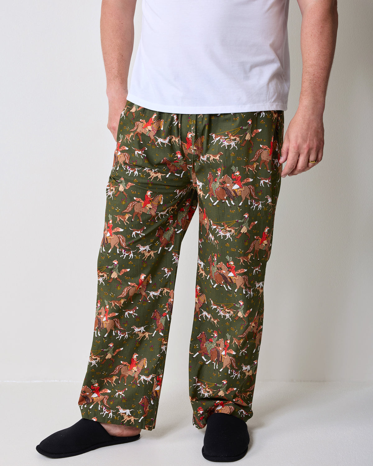 Fox & Hounds - Men’s Long PJ Pants - Pine Grove