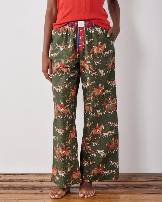 Fox & Hounds - Petite Nola PJ Pants - Pine Grove