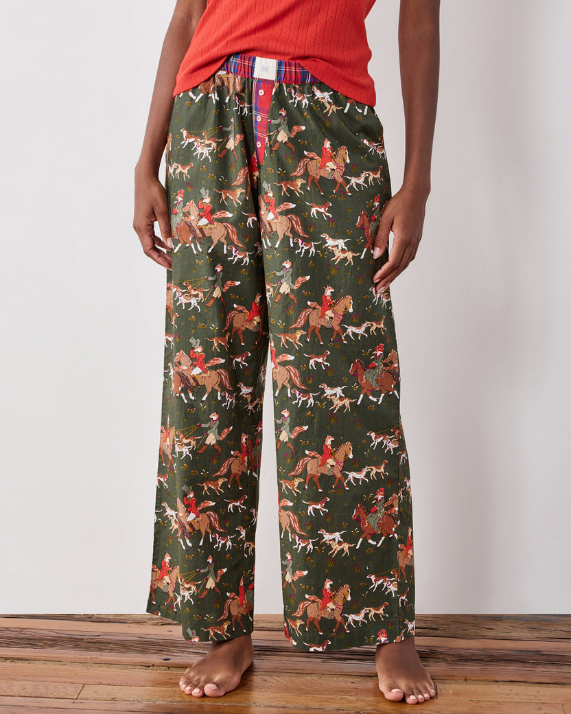 Fox & Hounds - Tall Nola PJ Pants - Pine Grove