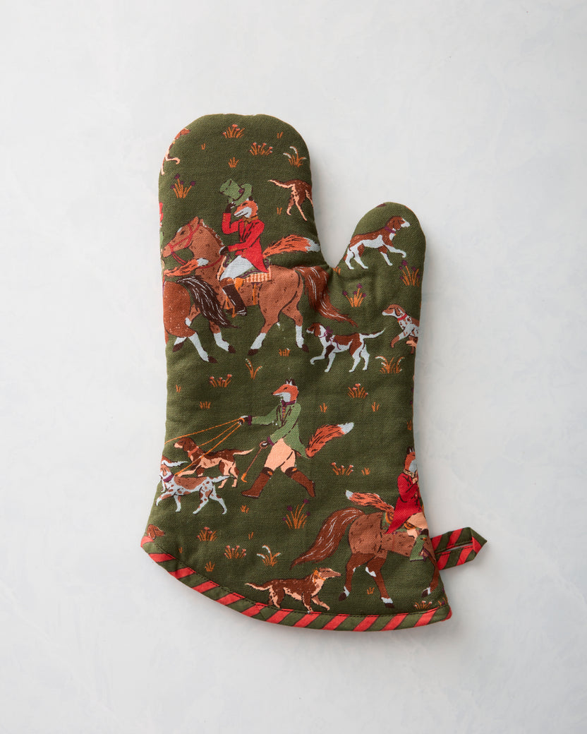 Fox & Hounds - Oven Mitt - Pine Grove