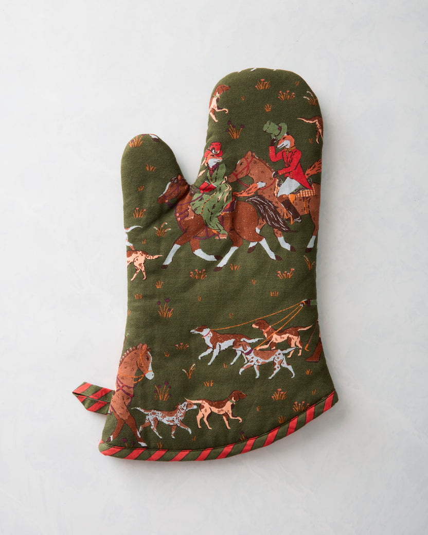 Fox & Hounds - Oven Mitt - Pine Grove