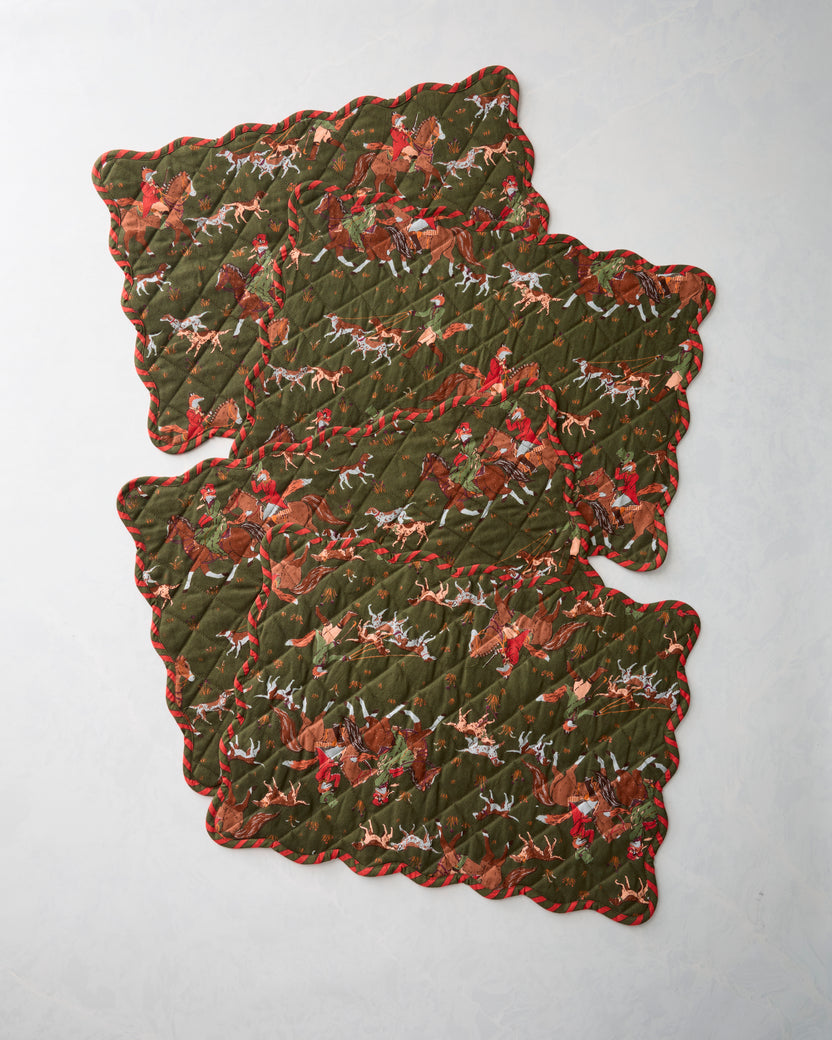 Fox & Hounds - Placemats Set of 4 - Pine Grove