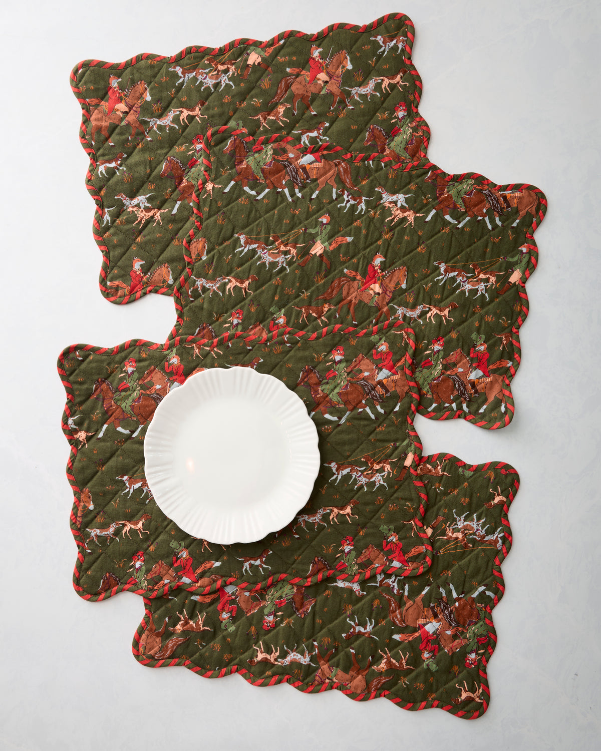 Fox & Hounds - Placemats Set of 4 - Pine Grove