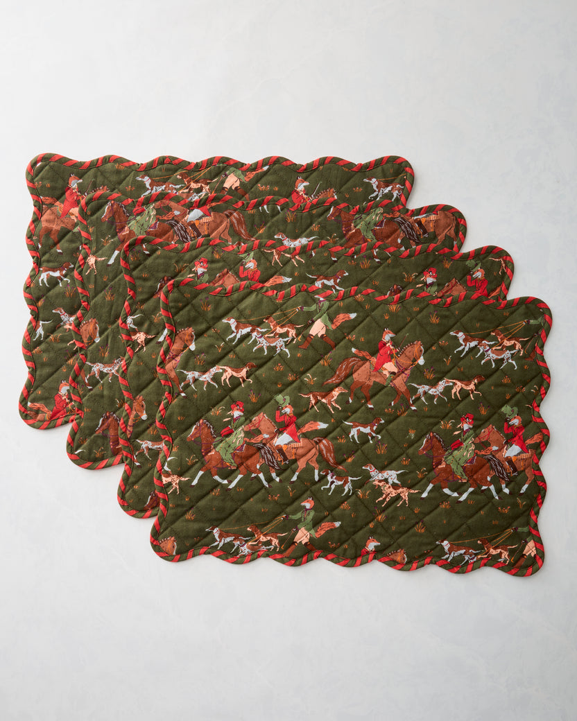 Fox & Hounds - Placemats Set of 4 - Pine Grove
