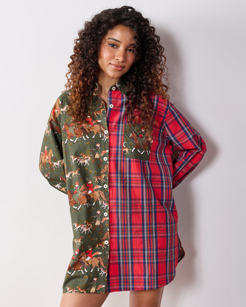 Fox & Hounds - Everyday Button Down Shirt - Pine Grove