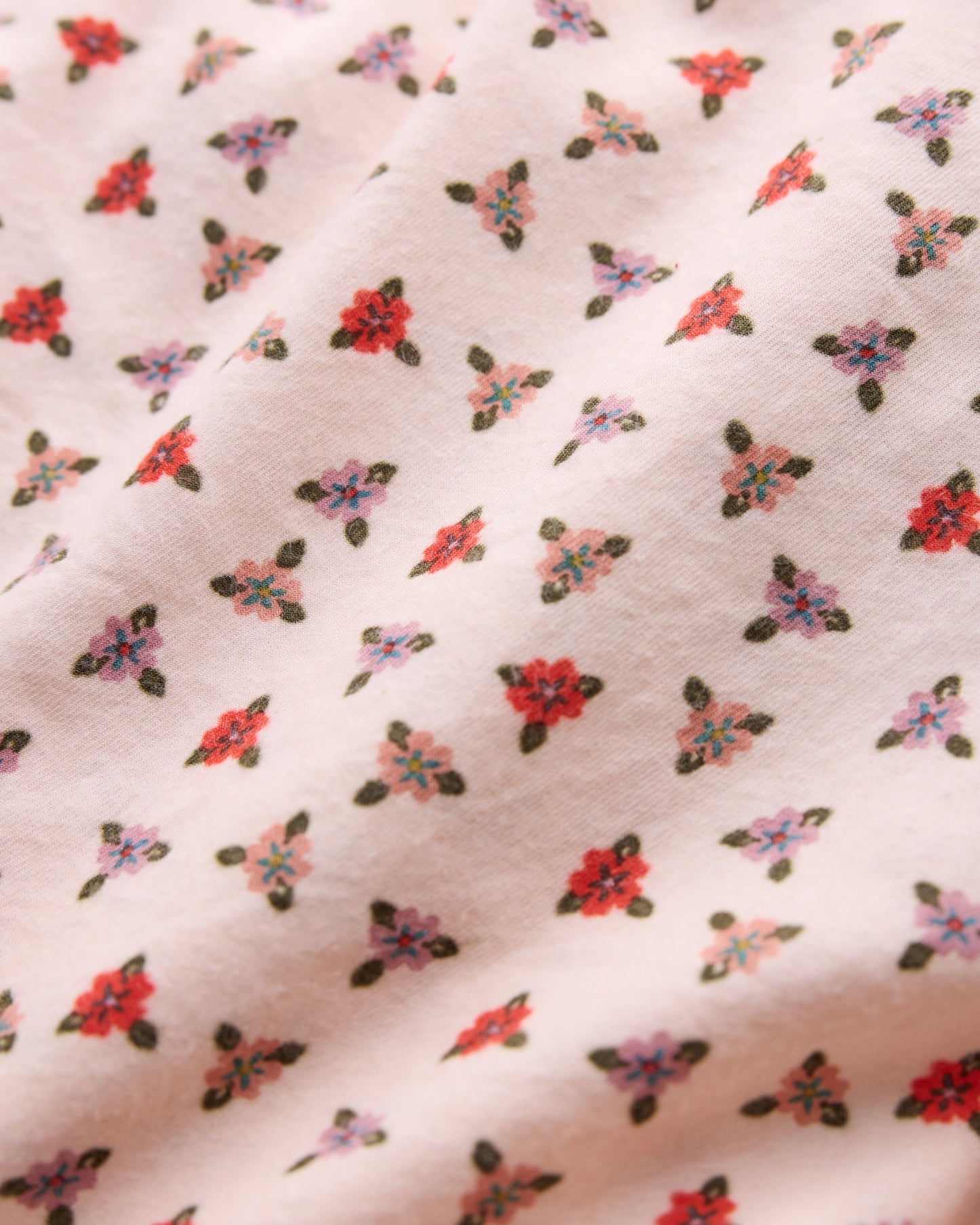 Frontier Flowers - Lightweight Flannel Astrid Short - Buff