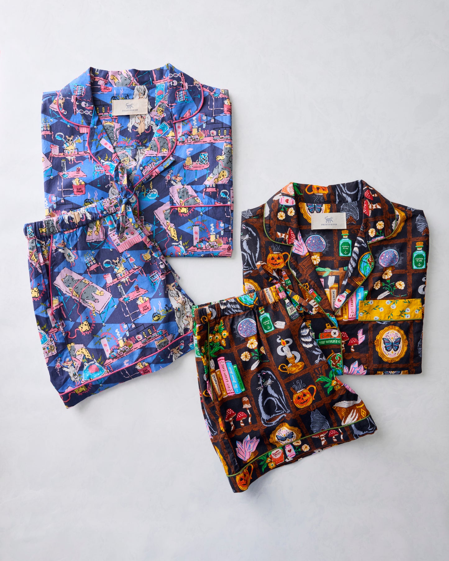 Halloween Best - Short PJ Set Bundle - Multi