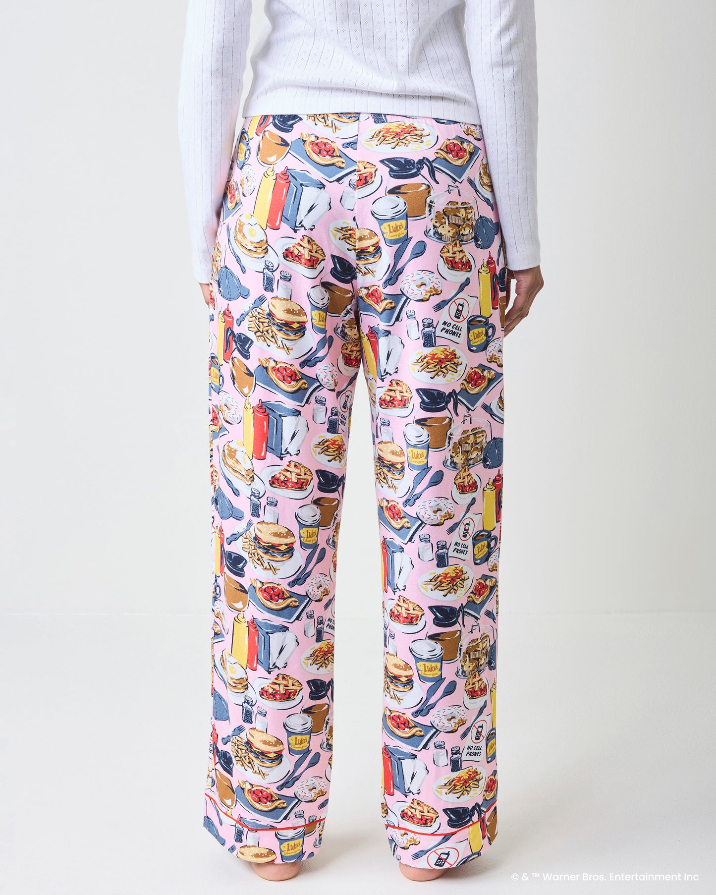 Luke’s Diner - Organic Pima Modal Knit PJ Pant - Lorelai Pink