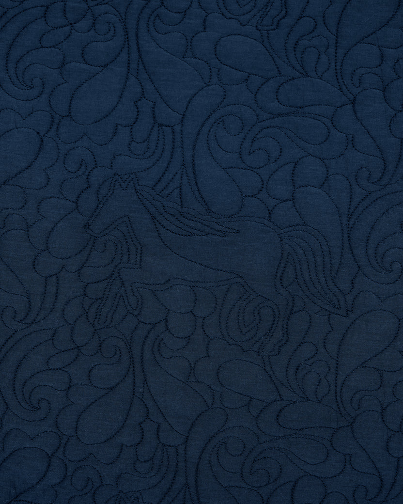 Quilted Equestrian - Elliott Jacket - Vintage Indigo