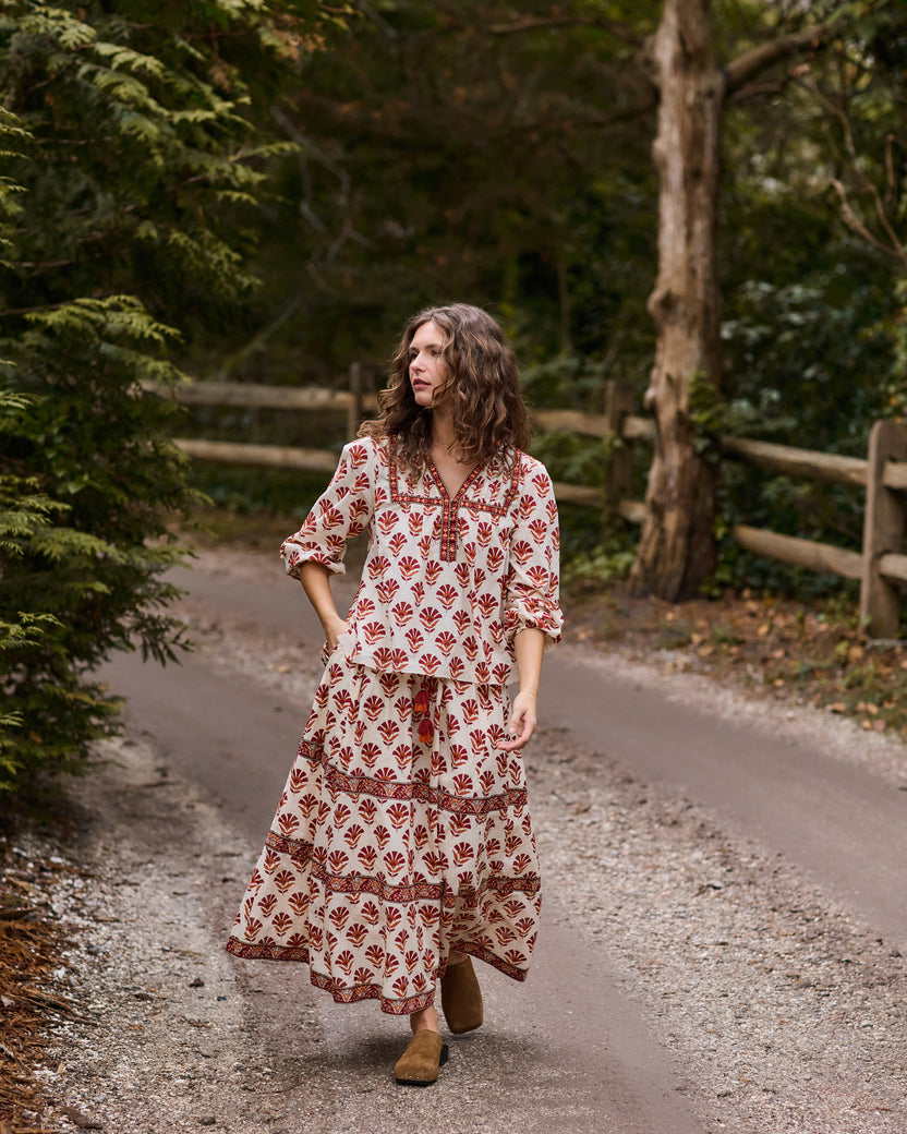 Sierra Bloom - Harmony Blouse - Fawn