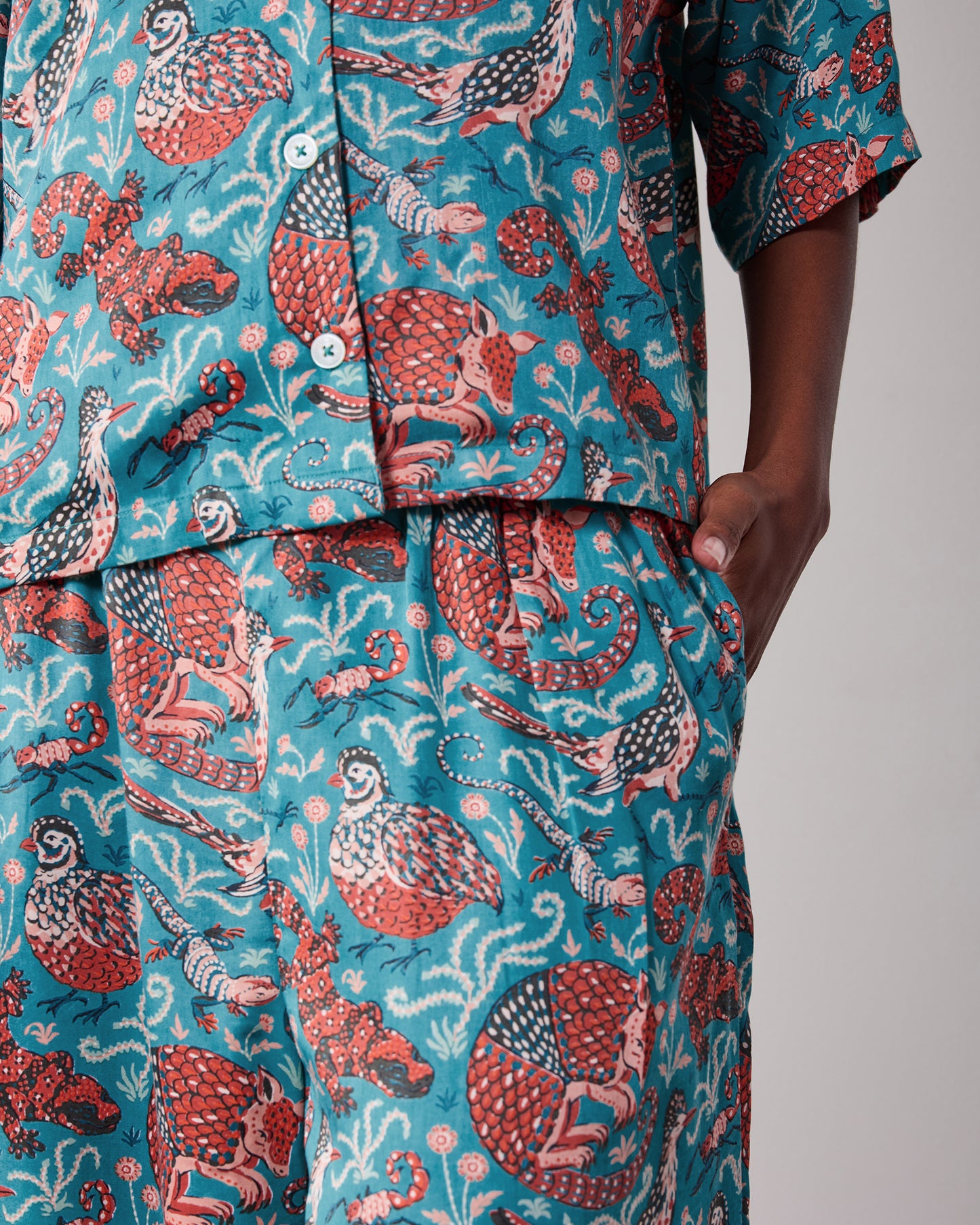 Canyon Critters - Eco Satin Wildest Dreams Set - Teal