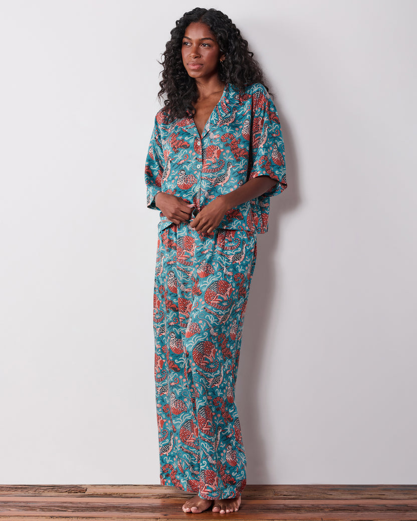 Canyon Critters - Tall Eco Satin Wildest Dreams Set - Teal